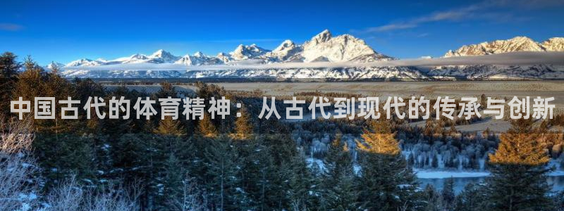 J9官网下载是干嘛的公司:中国古代的体育精神:从古代到现代的