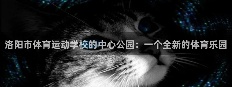 J9官网下载平台注册流程视频:洛阳市体育运动学校的中心公园:
